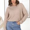 Tops Salty Crush | Joanne Knit Top - Sand