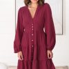 Dresses Salty Crush | Soho Mini Dress - Berry