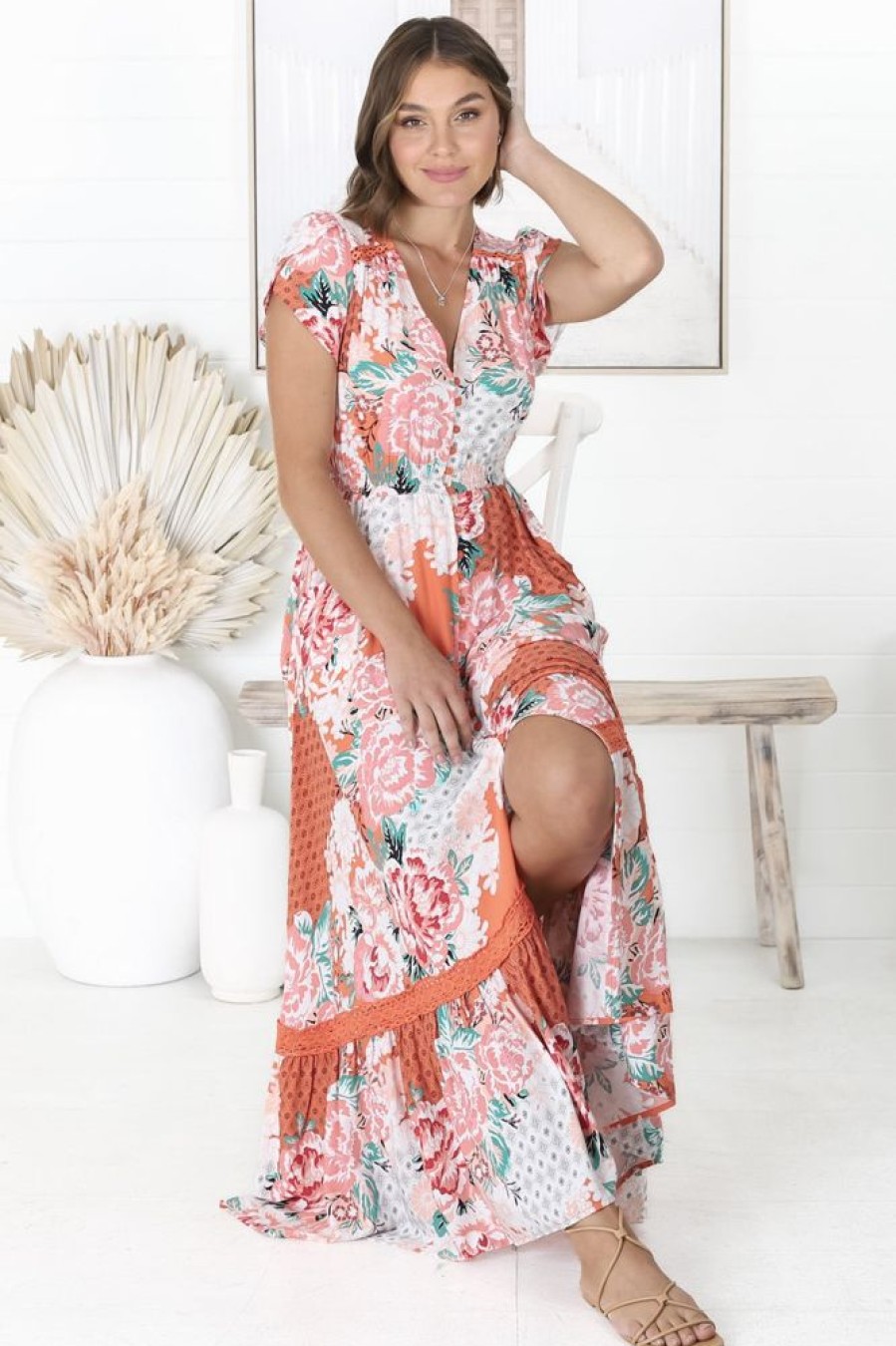 Jaase JAASE | Carmen - Fleur Maxi Dress