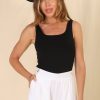 Tops Salty Crush | Josi Top - Black