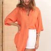 Tops Salty Crush | Beachly Shirt - Orange