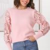 Jackets/Knitwear Salty Crush | Hayley Knit Jumper - Pink