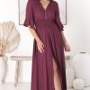 Dresses Salty Crush | Alba Maxi Dress - Wine