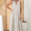 Dresses Salty Crush | Aurora Midi Dress - Oat