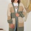 Jackets/Knitwear Salty Crush | Ingrid Cardigan - Khaki
