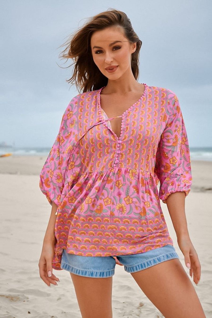Jaase JAASE | Chloe - Rosewater Top