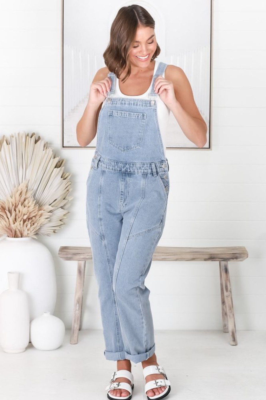 Playsuits/Jumpsuits Salty Crush | Geordie Denim Overalls