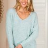 Jackets/Knitwear Salty Crush | Carol Knit Top - Mint