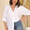 Tops Salty Crush | Beachly Shirt - White