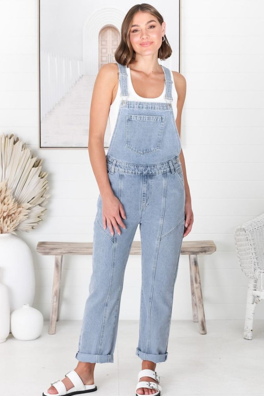 Playsuits/Jumpsuits Salty Crush | Geordie Denim Overalls