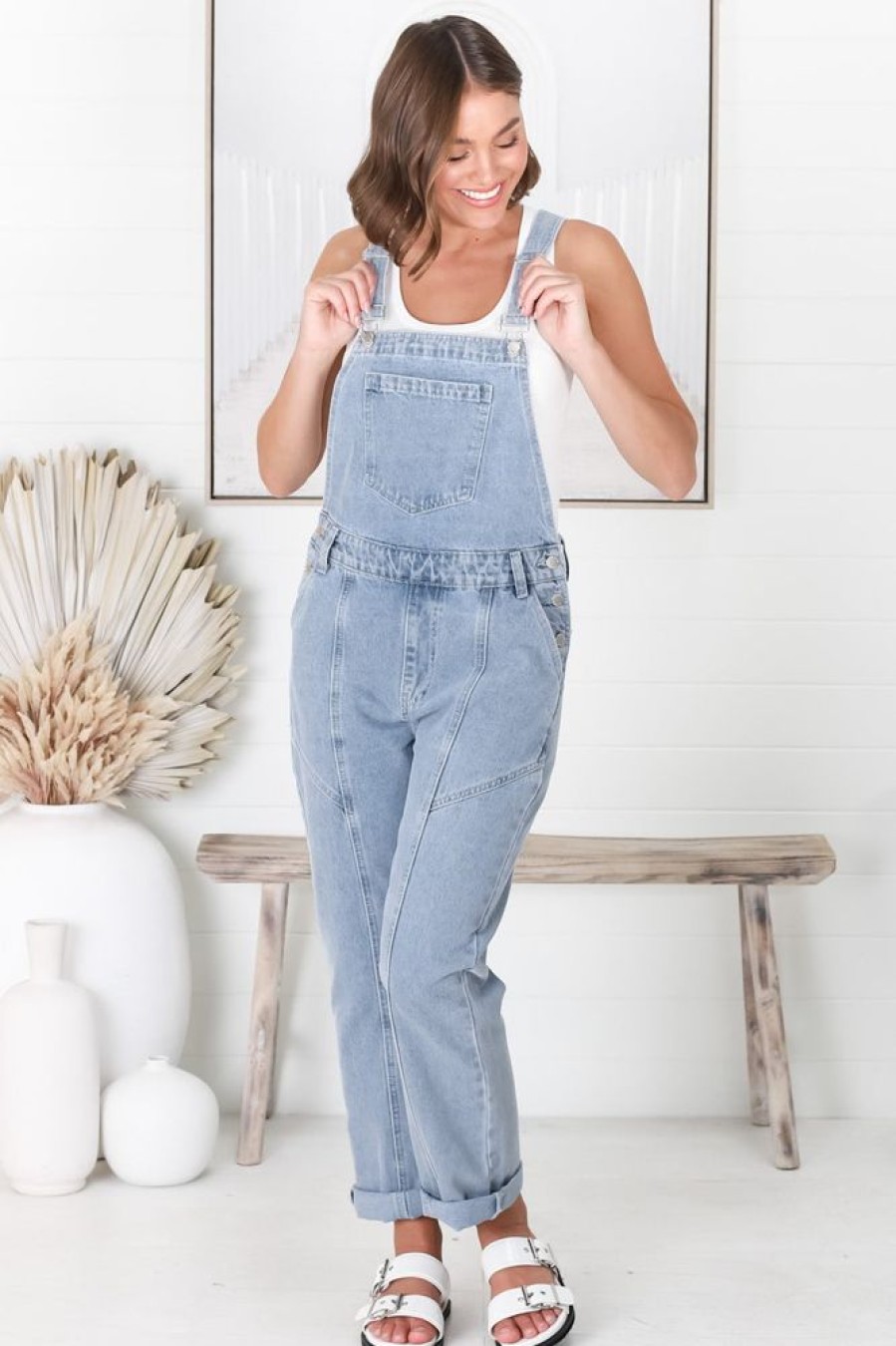 Playsuits/Jumpsuits Salty Crush | Geordie Denim Overalls