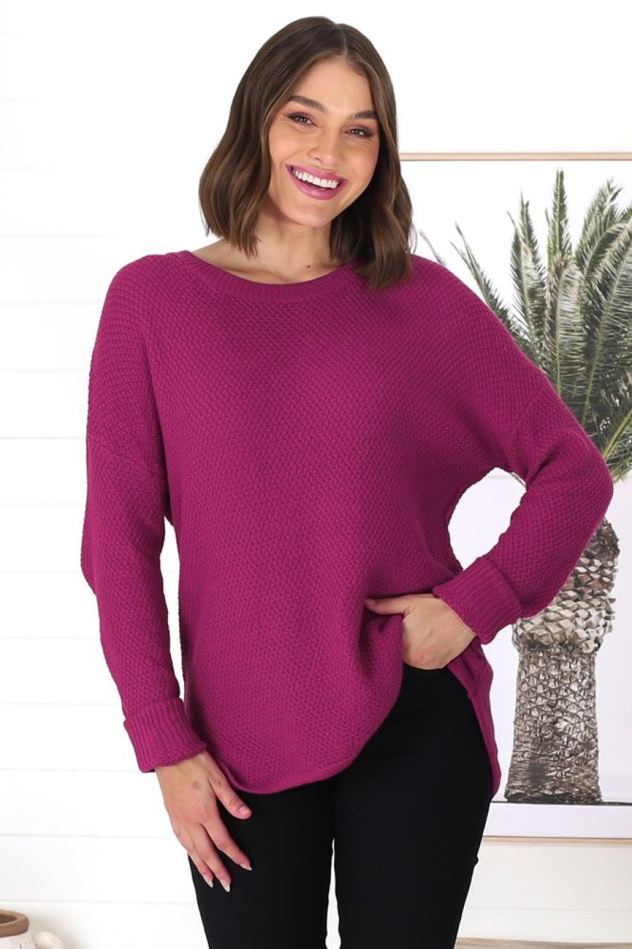 Jackets/Knitwear Salty Crush | Kanza Jumper - Purple