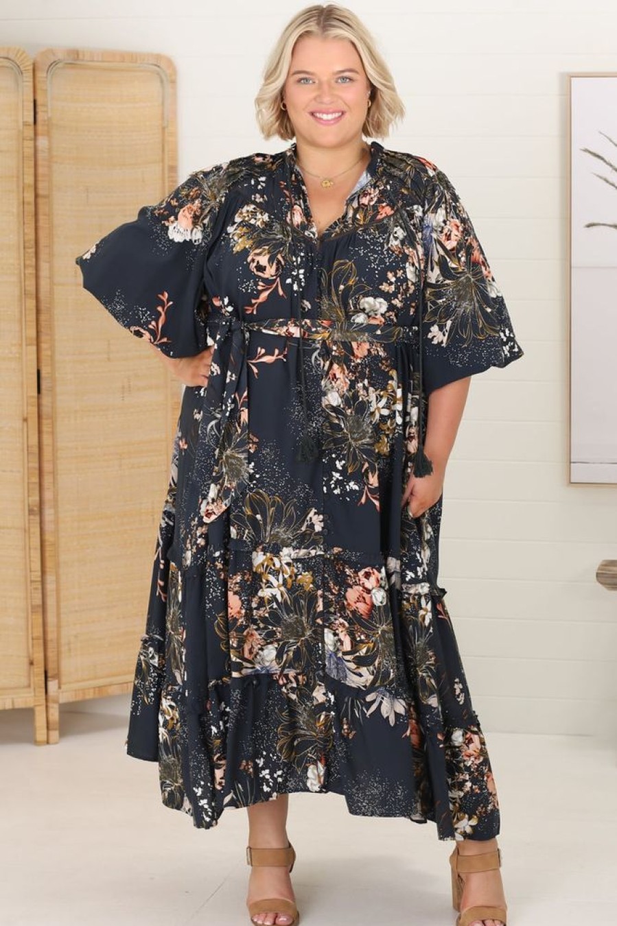 Jaase JAASE | Briana - Indigo Midi Dress