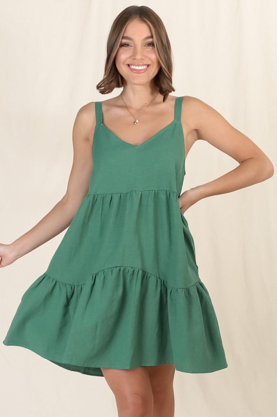 Dresses Salty Crush | Missy Mini Dress - Green