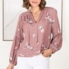 Tops Salty Crush | Albany - Maron Top - Rose