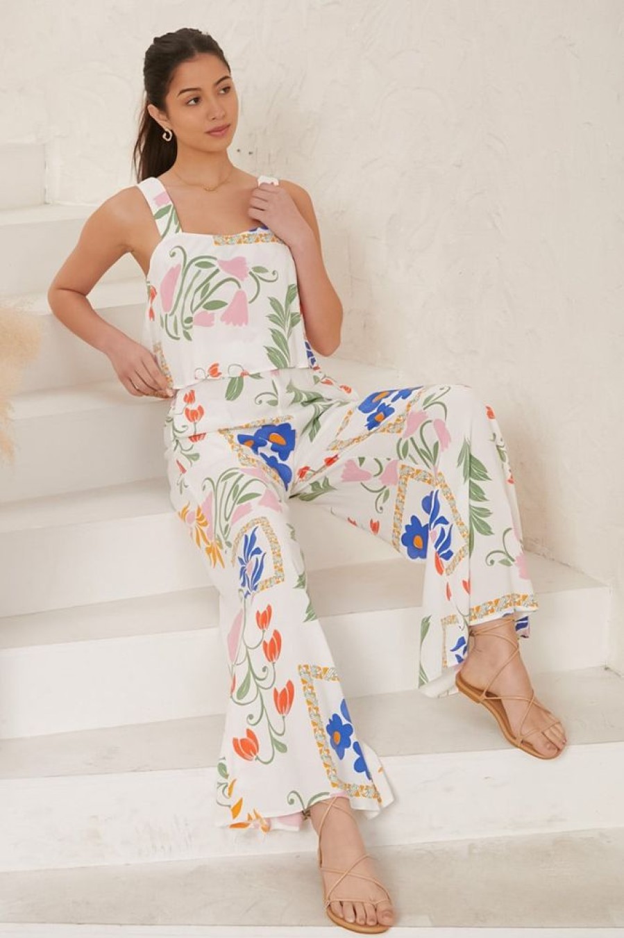 Playsuits/Jumpsuits Salty Crush | True Jumpsuit - Caspian Print