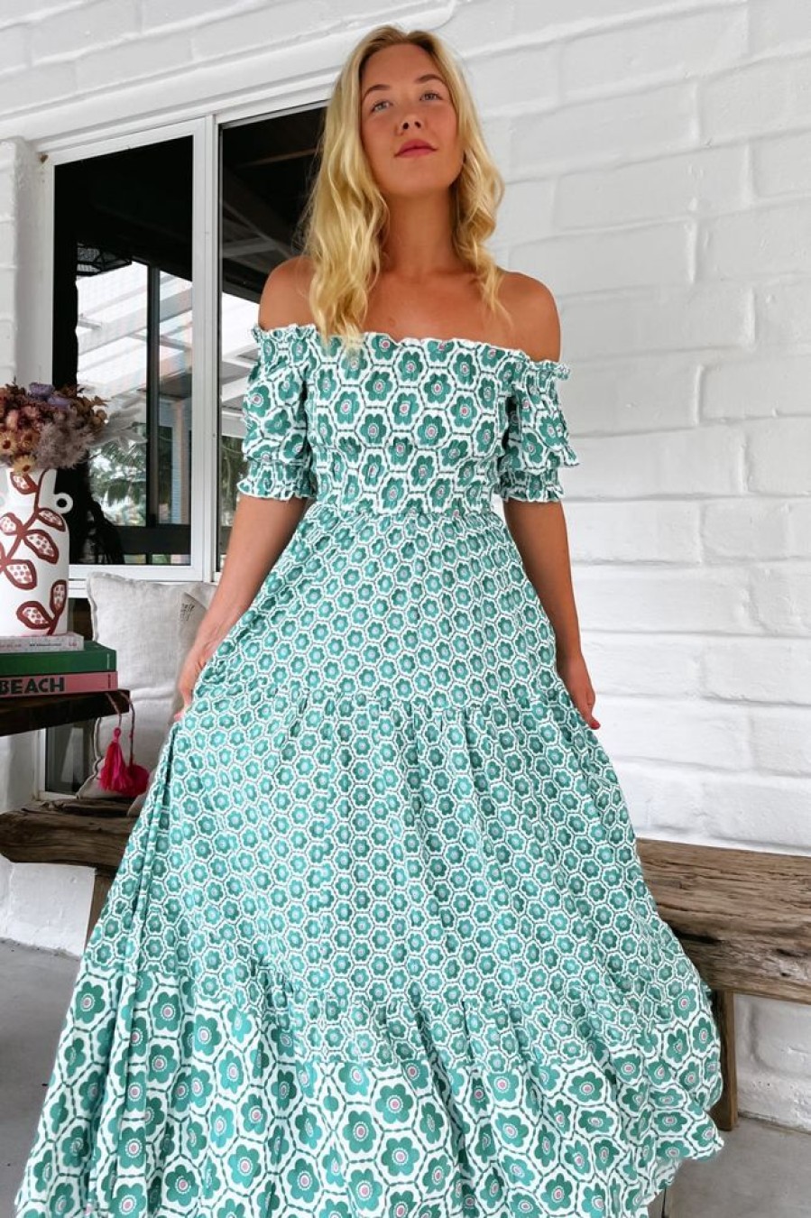 Jaase jaase | Claudette - Watermelon Sugar Maxi Dress