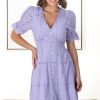 Dresses Salty Crush | Lumi Mini Dress - Lilac