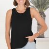 Tops Salty Crush | Cali Tank Top - Black