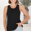 Tops Salty Crush | Cali Tank Top - Black