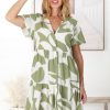 Dresses Salty Crush | Wilma - Azira Mini Dress - Kiwi