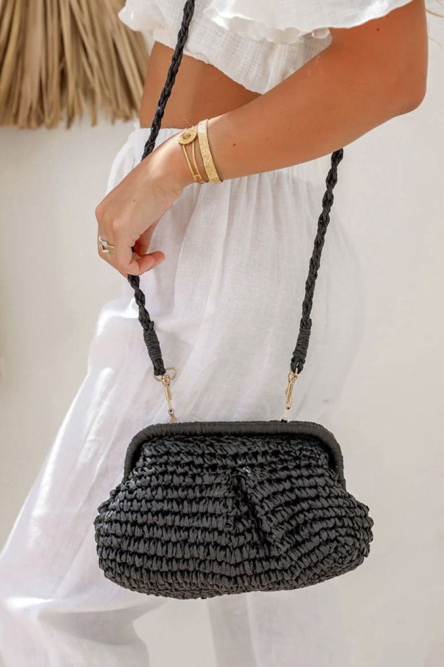 Accessories Salty Crush | Gea Clutch - Black