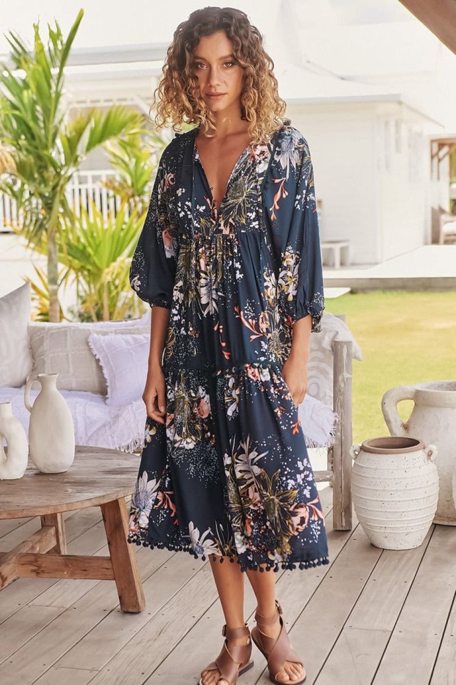 Jaase JAASE | Palace - Indigo Midi Dress