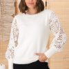 Jackets/Knitwear Salty Crush | Hayley Knit Jumper - Cream