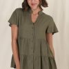 Tops Salty Crush | Barila Top - Military Green