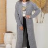 Jackets/Knitwear Salty Crush | Clarance Cardigan - Grey