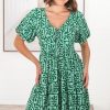 Dresses Salty Crush | Lilly - Davey Mini Dress - Green