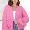 Jackets/Knitwear Salty Crush | Savoir Cardigan - Pink