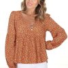 Tops Salty Crush | Grace - Selly Top - Rust