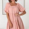 Dresses Salty Crush | Harlow Mini Dress - Blush