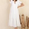 Dresses Salty Crush | Milla Midi Dress - White