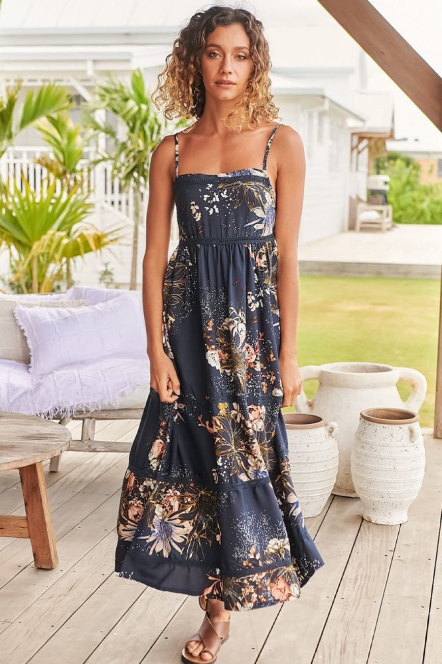 Dresses JAASE | Heidi - Indigo Midi Dress