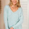 Tops Salty Crush | Carol Knit Top - Mint