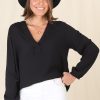 Tops Salty Crush | Nelly Top - Black