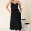 Dresses Salty Crush | Arlowe Midi Dress - Black