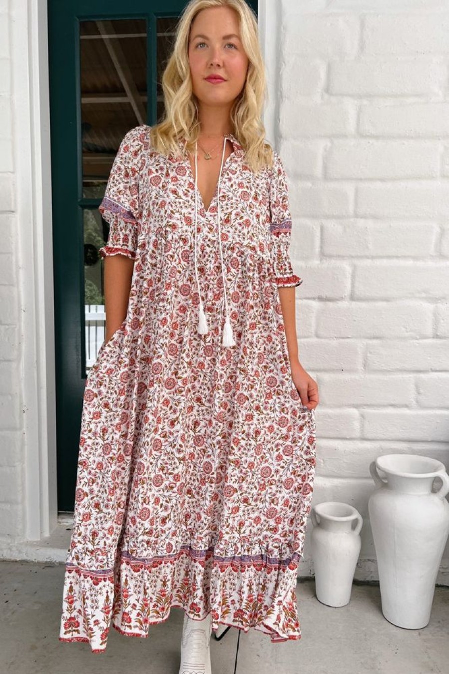 Jaase JAASE | Kora - Love Letters Midi Dress