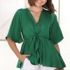 Tops Salty Crush | Vera Top - Emerald