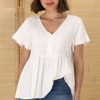 Tops Salty Crush | Verity Top - White