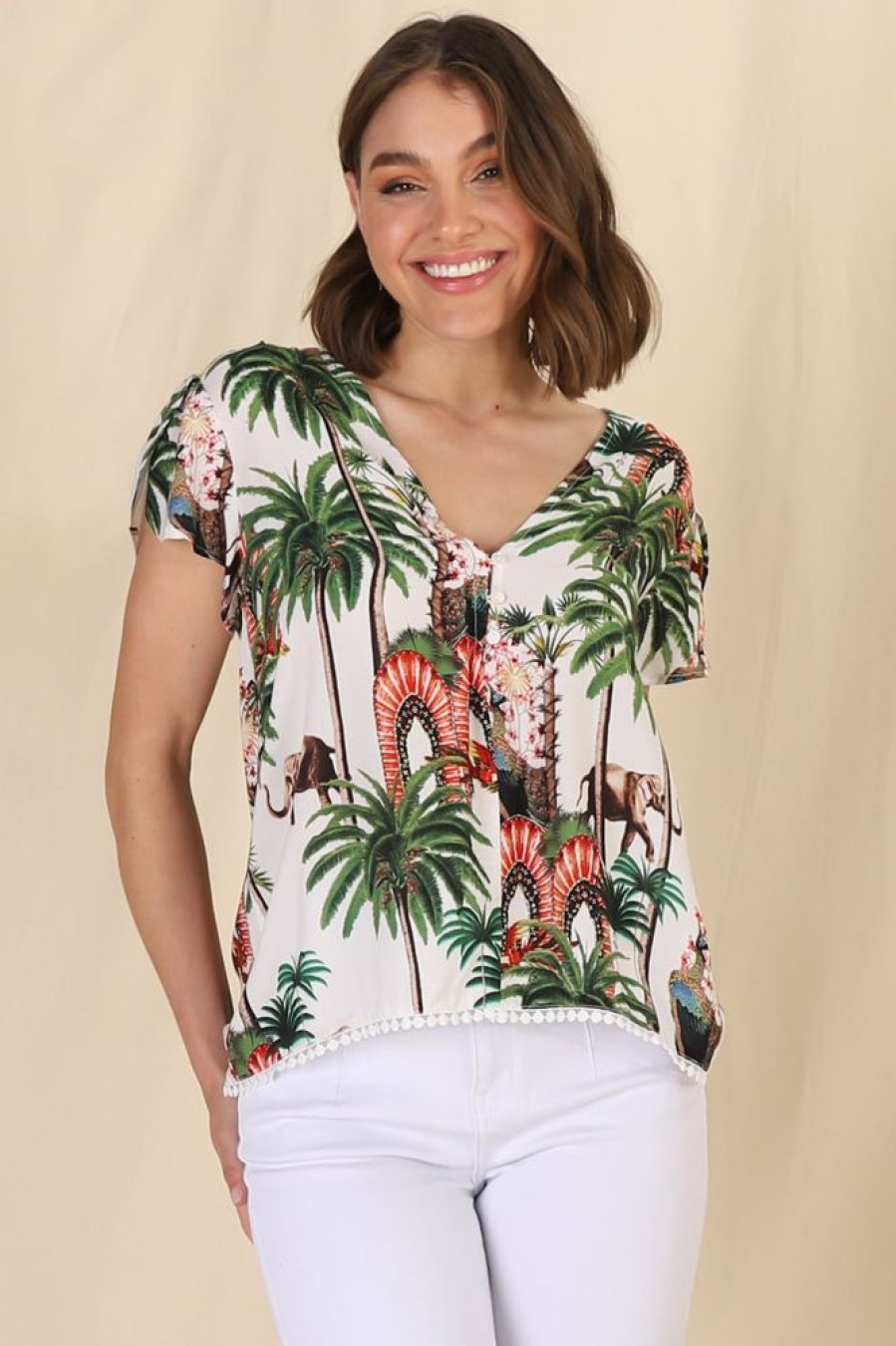 Tops JAASE | Koi (Cap Sleeve) - Hamptons Top